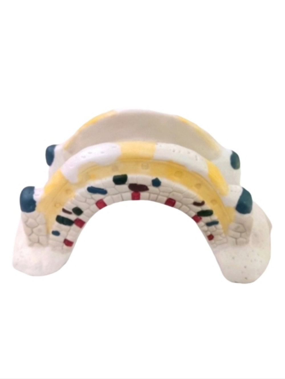 Vintage Christmas Snow Village Ceramic Bridge | EUC